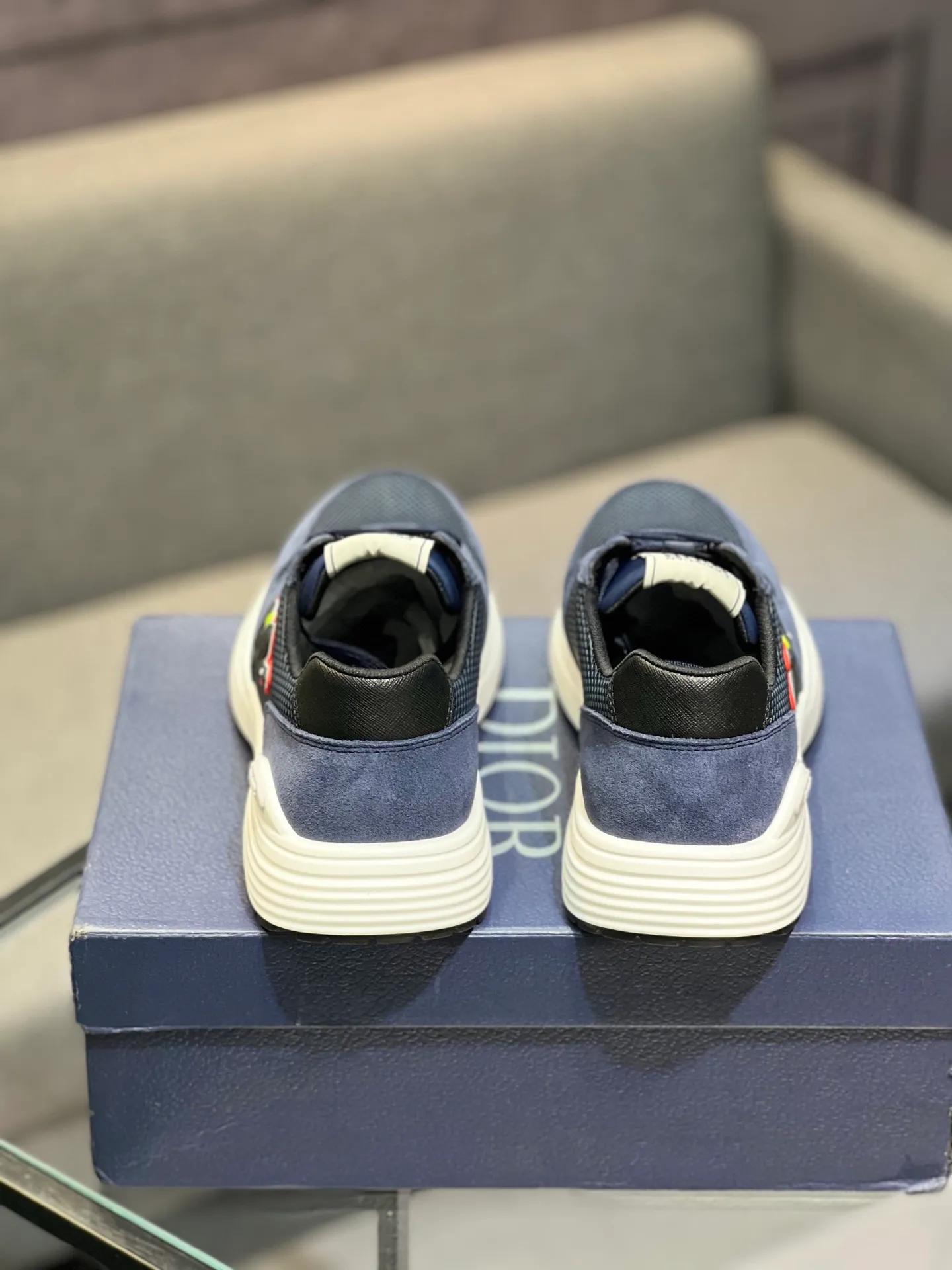 Men's shoes 💰420 [Dior] popular men's shoes, imported mesh splicing material, really inside. Original sole provided by the original factory, 38-45 (45 customized, non-refundable)
